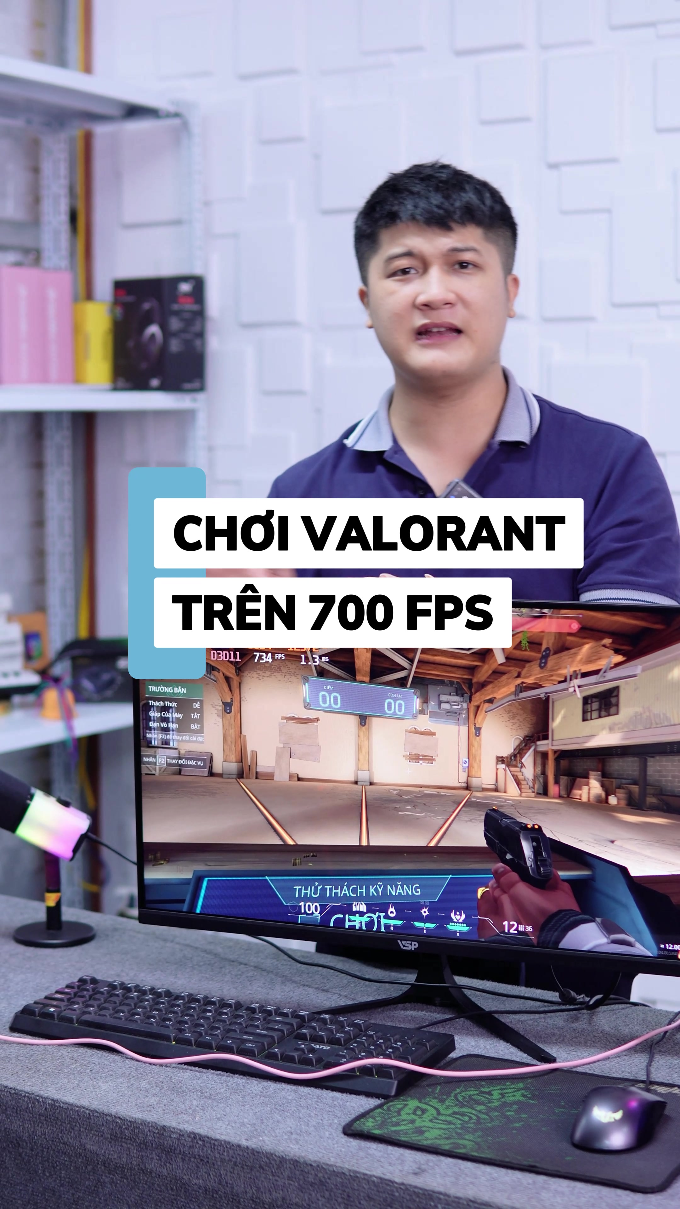 Cấu Hình PC Gaming AMD Ryzen 7 7800X3D Chiến Valorant Trên 700 FPS Siêu Mượt | Duy Trí PC